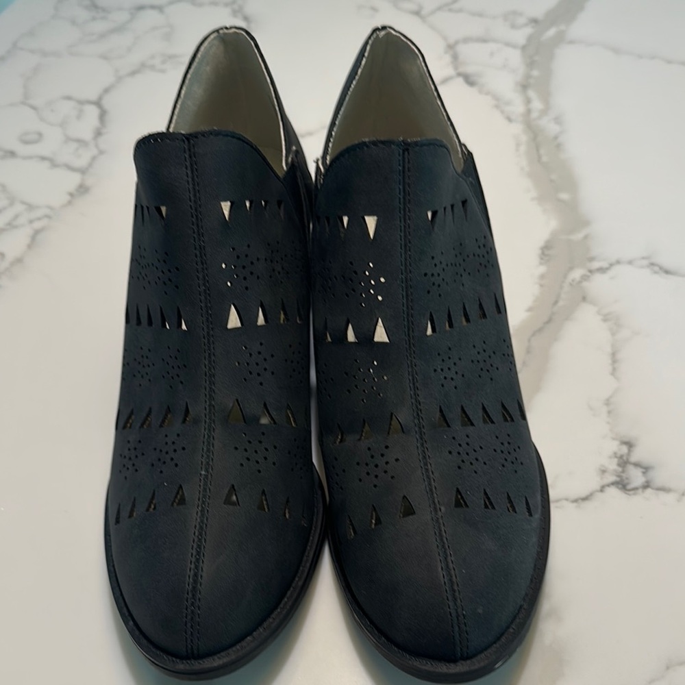 JBU Black Perforated Comfort Boots